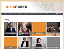 Tablet Screenshot of albagorka.com